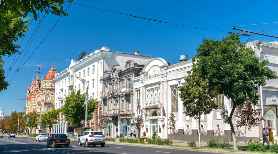 Nous proposons une large gamme d'options de location de voitures à Rostov sur le Don